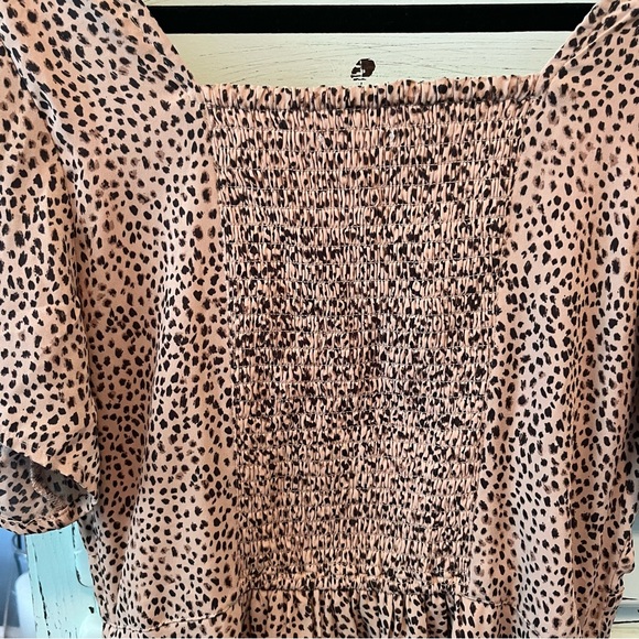 Abercrombie & Fitch Animal Print Mini Dress Dress, size medium. - Picture 4 of 4